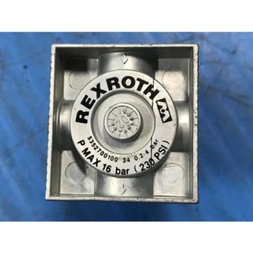 LOT OF 5 Origin REXROTH 5352700100 4-WAY PRESSURE VALVE REGLATOR REG 1/8BSP