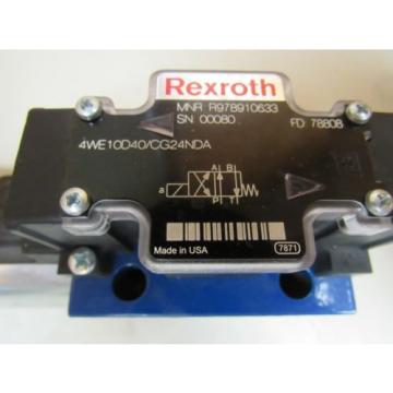 NEW Japan Germany REXROTH HYDRAULIC VALVE 4WE10D40/CG24NDA 4WE10D40CG24NDA 24VDC 1.46 AMP A