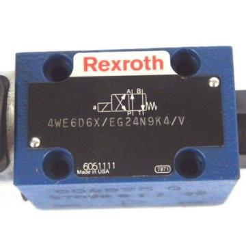 NEW Greece Korea REXROTH 4WE6D6X/EG24N9K4/V CONTROL VALVE R900021369 E 326