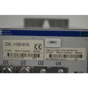 Rexroth Mexico USA Indramat CCD01.1-KE08-02-FW