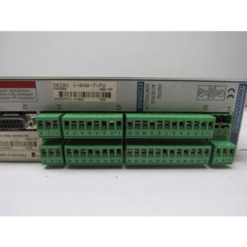 Rexroth Indramat DKC011-040-7-FW Eco Drive W/Manual