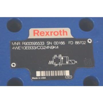 NEW Greece Egypt REXROTH 4WE10EB33/CG24N9K4 VALVE R900595533