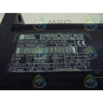 REXROTH INDRAMAT MKD090B-047-KG1-KN Origin IN BOX