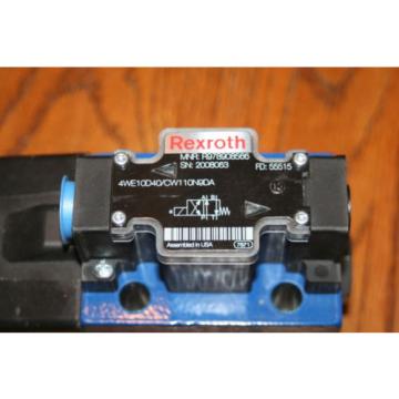 Rexroth Bosch Group MNR R978908566 Solenoid Valve 4WE10DA40/CW110N9DA  Origin