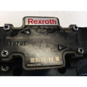 Origin OLD REXROTH 4WE10Q40/CW110N9DK25L HYDRAULIC SOLENOID VALVE, MNR R978910210 V