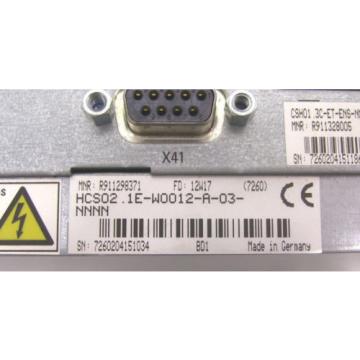 Origin REXROTH INDRAMAT  SERVO DRIVE  HCS021E-W0012-A-03-NNNN   60 Day Warranty