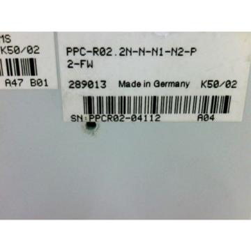 Rexroth Indramat PPC-R022N-N-N1-N2-P Controller w/Memory Card