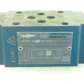 NEW! France Italy  REXROTH Z2FS-6-A2-42/1QV  HYD THROTTLE CHECK VALVE  FAST SHIP!!! (A139)