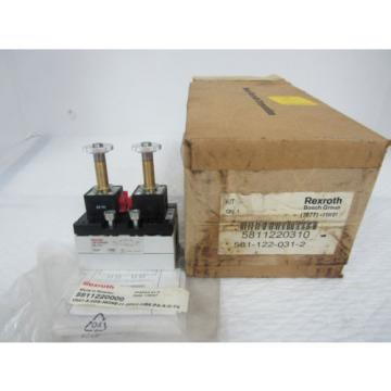 REXROTH India France SOLENOID VALVE 581-122-031-2