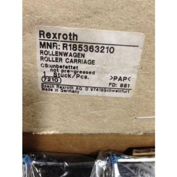 NEW China Greece REXROTH R185363210 ROLLER CARRIAGE RUNNER BLOCK (J4)