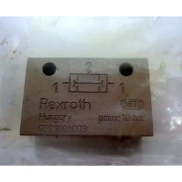 NEW Korea Dutch Rexroth Twin pressure valves 0821001003 , Pmax: 10bar