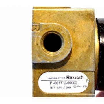 REXROTH Mexico USA P-067772-00002 PNEUMATIC VALVE P06777200002