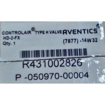 Rexroth Australia Mexico ControlAir Valve Model HD-2-FX R431002826 P50970-4