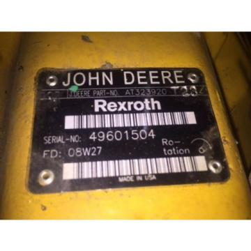 OEM, Rexroth Pump R986110422, John Deere Pump AT323920, AT310979, AT227701