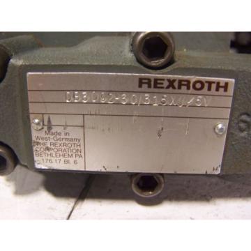 Origin REXROTH HYDRAULIC VALVE DB30G2-30/315XU/5V  REXROTH  DB30G2