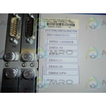 REXROTH France India INDRAMAT DKR02.1-W300N-BT26-01-FW SERVO DRIVE *NEW IN BOX*