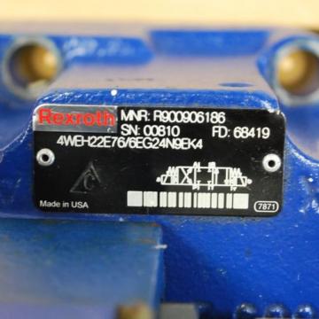 Rexroth Singapore Greece 4WEH22E76/6EG24N9EK4, #ZDR6DP2-43/75YM/12, #4WE6J60/EG24N9K4 Assembly.