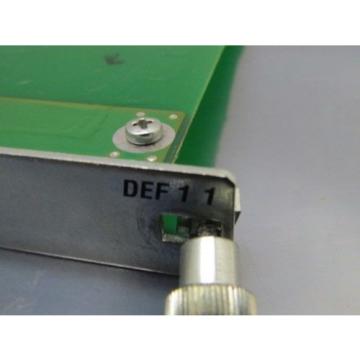 Rexroth Indramat DEF 11 PC Board