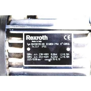 Bosch/Rexroth Australia Italy 3842503783-481 Getriebemotor