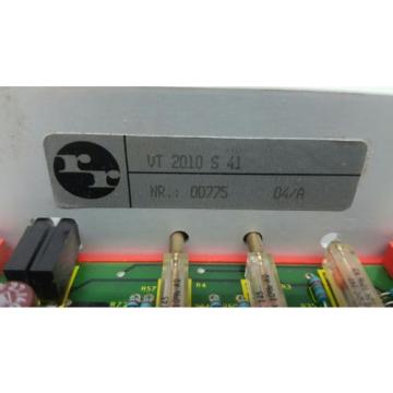 REXROTH Korea India PROP. AMPLIFIER VT 2010 S 41