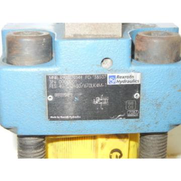 REXROTH China Dutch FES 40 CC-30/670LK4M-1 USED PROPORTIONAL VALVE FES40CC30670LK4M1