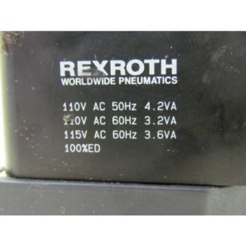 Rexroth Ceram GS-20052-0707 110VAC Pneumatic Solenoid Valve