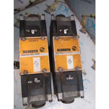 REXROTH 4WE10G21/AW110NZ4V 4 WAY SOLENOID VALVES WITH MANIFOLD ASSEMBLY