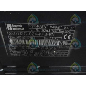 REXROTH INDRAMAT MKD112C-024-KP3-BN MAGNET MOTOR Origin IN BOX