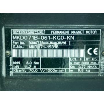 Rexroth Indramat MKD071B-061-KG0-KN mit Kupplung Rotex GS 19/24