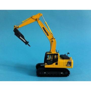 1/50 Komatsu PC200 Drill Diecast Metal model