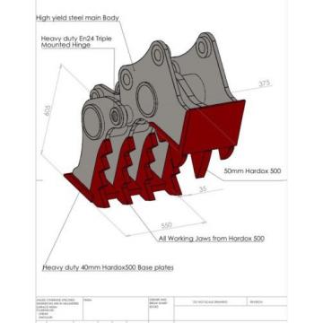 Concrete Pulverisers Rock crusher  Ton Excavator JCB CAT KOMATSU HITACH CASE