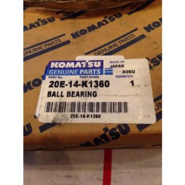 New OEM Genuine Komatsu Excavator Ball Bearing 20E-14-K1360 Fast Shipping!