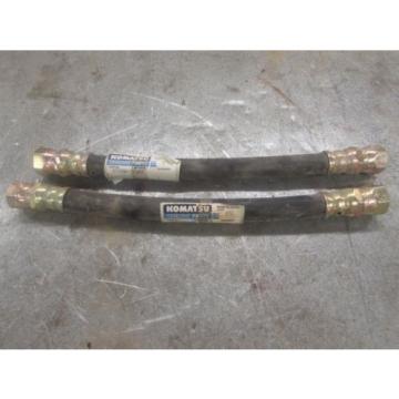 LOT OF 2 - NEW GENUINE KOMATSU hydraulic HOSES 07086-00403