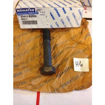 New Komatsu OEM Bolt 01011-62005 Warranty! Fast Shipping!