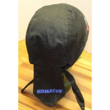 NICE KOMATSU &#034;NO IDLING&#034; DO RAG BLACK IN VERY GOOD CONDITION