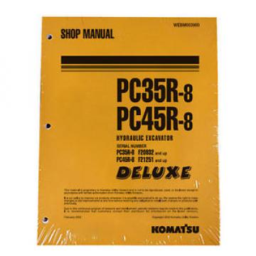 Komatsu Service PC35R-8, PC45R-8 Shop Manual #1