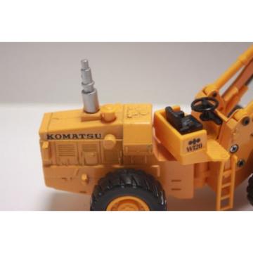 Komatsu wheel loader W120  Diapet Made in Japan  1/50　used  Yonezawa Toys