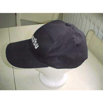 Komatsu Cloth Hat Black White Baseball Stitched Cap Heavy Equipment