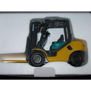 KOMATSU BX50 Engine Fork Lift Truck Toy 1/24 Die Cast Metal Collectible  HTF