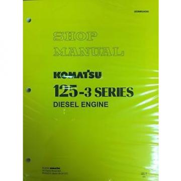 Komatsu 125-3 Series Engine Factory Shop Service Repair Manual