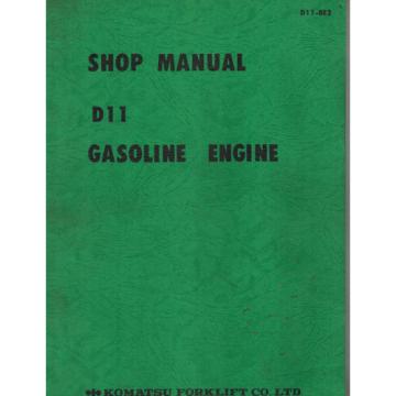 KOMATSU D11 ENGINE SHOP  MANUAL D11-BE2