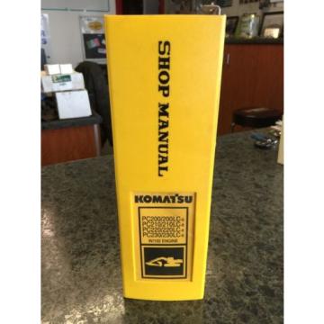 Komatsu Shop Manual Hydraulic Excavator PC-200, 210, 220, 230 w/102 Engine