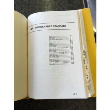 Komatsu Shop Manual Hydraulic Excavator PC-200, 210, 220, 230 w/102 Engine