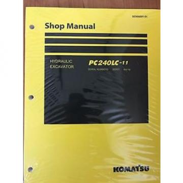 Komatsu PC240LC-11 Hydraulic Excavator Shop Repair Service Manual