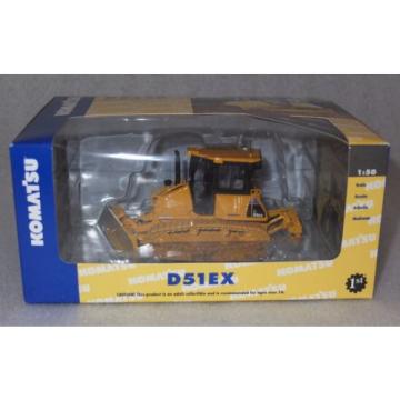 Komatsu D51EX Crawler Dozer Diecast Model 1:50 First Gear Bulldozer NIB 50-3147K