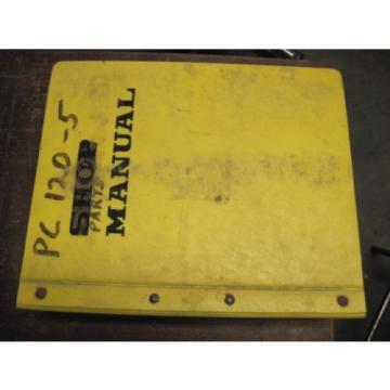 OEM KOMATSU PC120-5 PARTS Catalog Manual Book