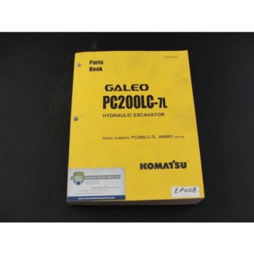 Komatsu Galeo PC200LC-7L excavator parts book manual BEPB009700