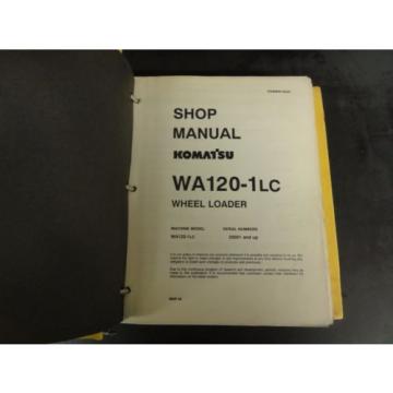 Komatsu WA120-1LC Wheel Loader Shop Manual