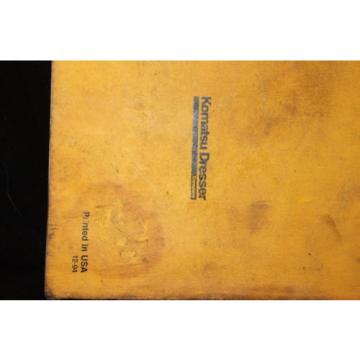 Komatsu Parts book and maintenance Manual Catalog dozer crawler D68E