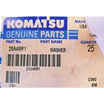 Komatsu, 3/4 WASHER, FLAT, 25548R1 (Box of 25) NEW! SAVE $31.75